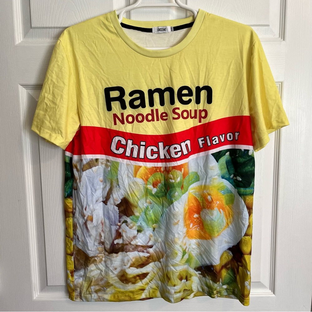 Onseme Ramen Chicken Noodle Soup Tee Size XXL